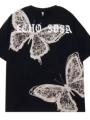 Two Butterflies Black