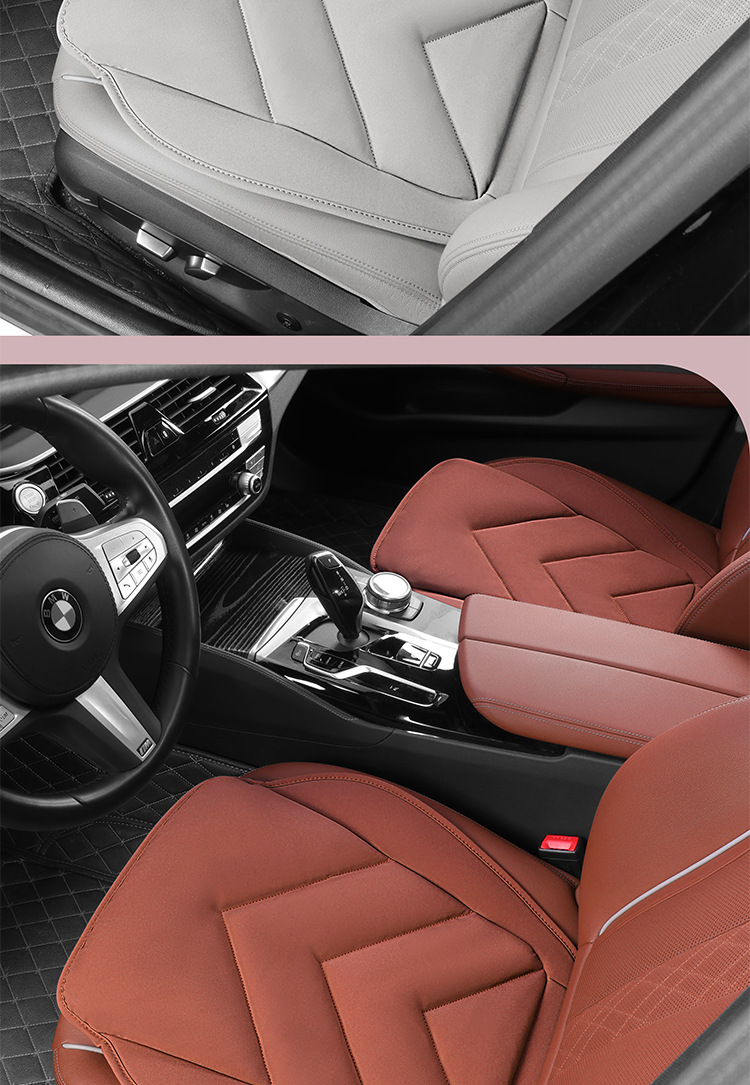 Autumn and winter cold-proof skin-friendly warm car seat cushion suede filling down car cushion thickened wear-resistant saddle pad