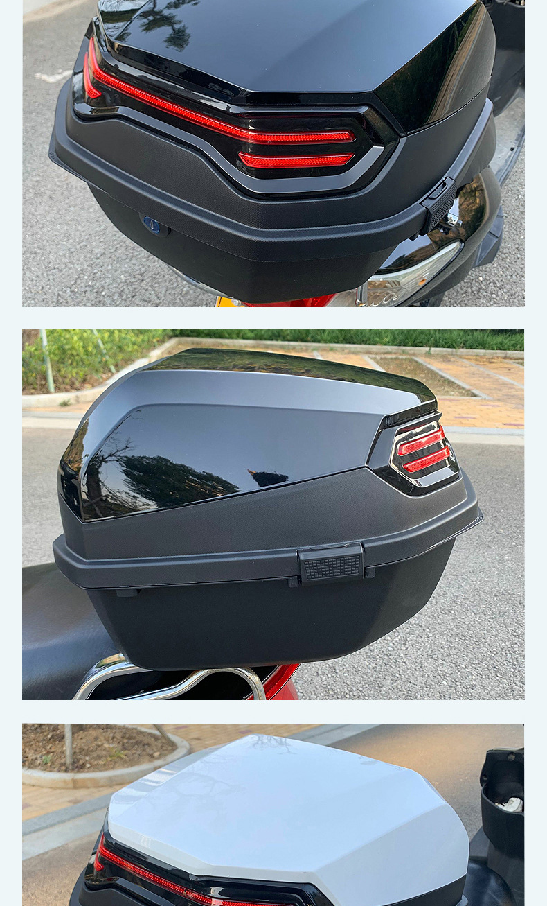 New Model Electric Vehicle Trunk, Universal Electric Vehicle Trunk, Thickened Large Electric Scooter Rear Trunk