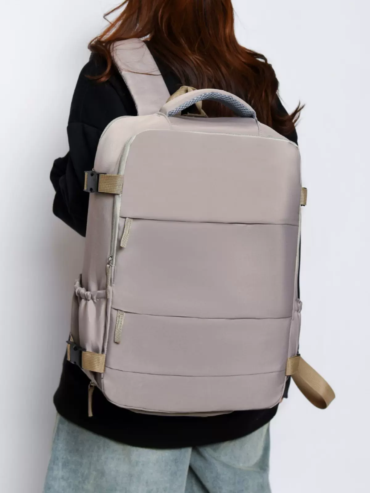 跨境大容量双肩多功能行李背包长途户外出行差旅游包轻便旅行背包