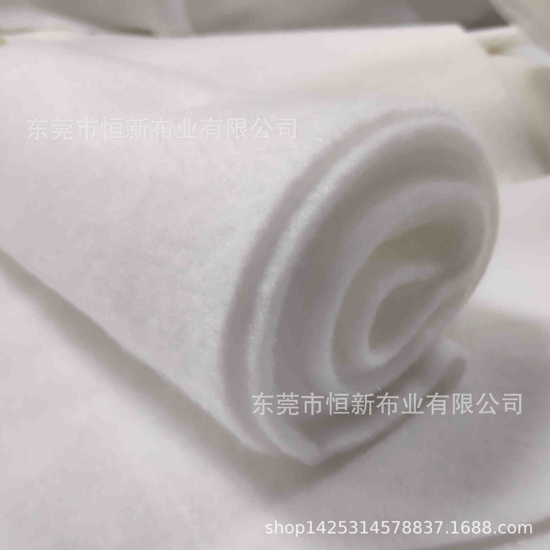 厂家直营针刺大化无纺布双烫光面涤纶纤维毛毡阻燃防尘热风棉