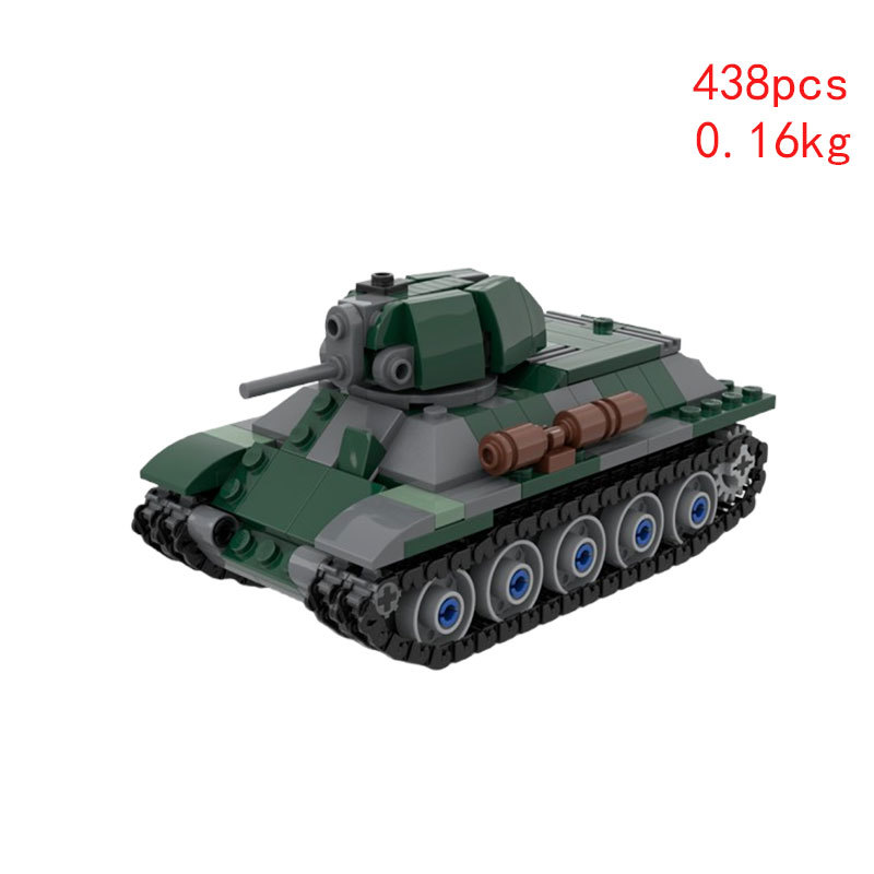 Cross-border Hot-selling In-stock MOC-138149 Small Particle Assembly Building Block Toy Tank DIY Educational Model_voghion.com