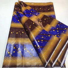 100% コットンshadda guinea brocade bazin richeアフリカ巴賛