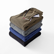 【2308】高克重！爆品出口冬季双面摇粒绒长裤男女抓绒裤保暖休闲