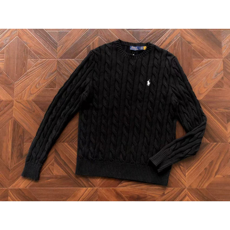 Fuente de alta versión Paul otoño ropa de hombre de cuello redondo chaqueta chaqueta camiseta de punto suéter de pony casual un cabello