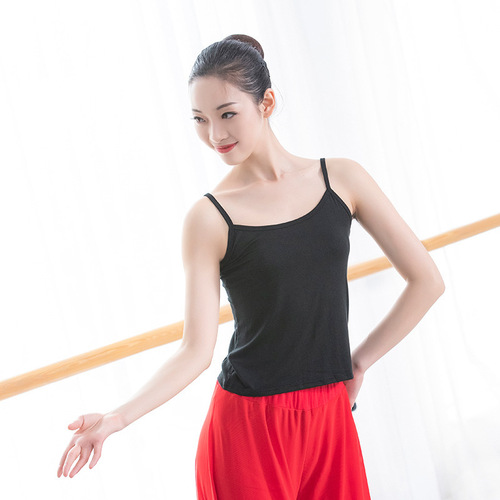 Chinese dance suspenders modern dance clothes ballet practice clothes sports body yoga clothes bottoming suspenders gymnastics clothes