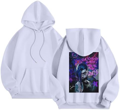 Hoodie for Men Women Arcane League of Legends Art Print Arca