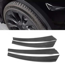 汽车改装前后轮挡泥板适用于特斯拉Model Y防泥沙ABS轮胎轮眉配件