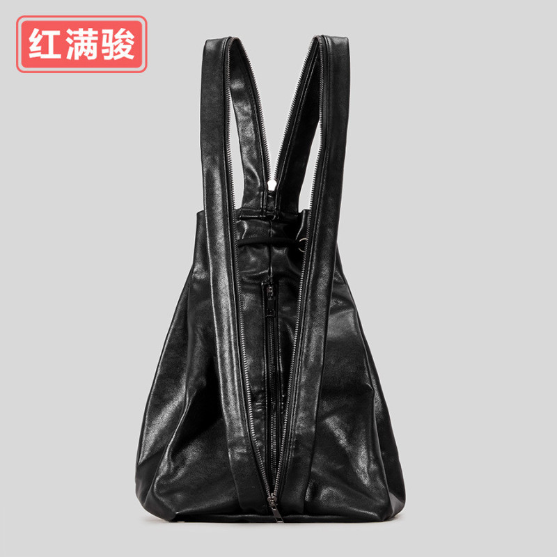 简约水桶背包大容量韩系抽绳单肩双肩包时尚质感束口书包女批发|undefined