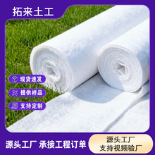 土工布 滤渗水公路养护保湿毯 工程布 白色绿色土工布