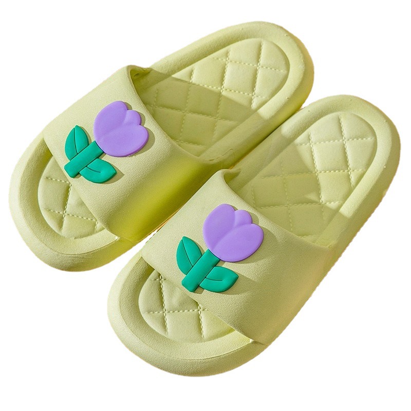 [Precio de bienestar con pérdidas] Baño interior de verano Baño antideslizante Zapatillas de mujer Hogar de mujer