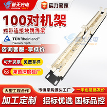 加工定制110跳线架100对机房打线模块化机柜电话语音数据线路连接