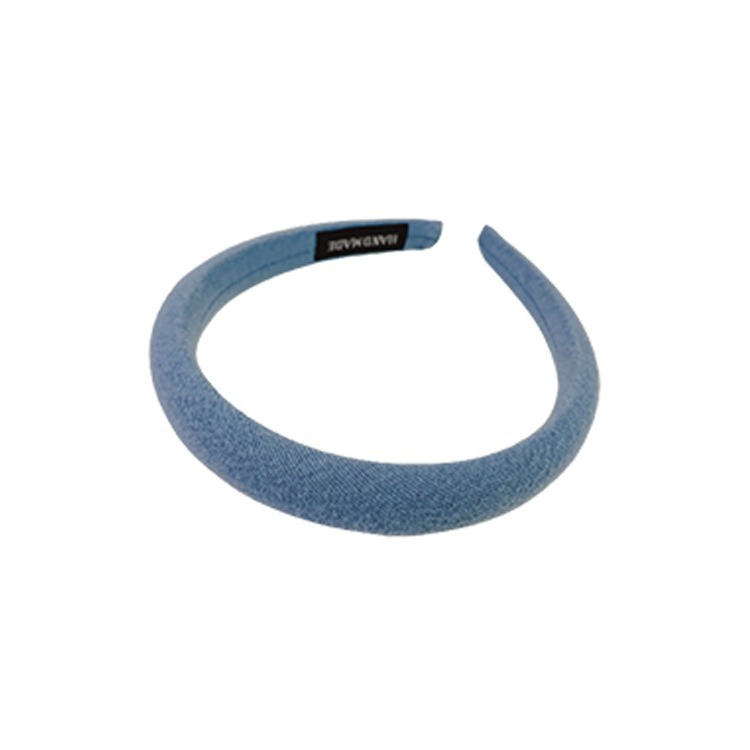 Alta cráneo superior esponja diadema mujer invierno peludo horquilla Internet celebridad 2022 nuevo azul diadema pelo paquete tocado