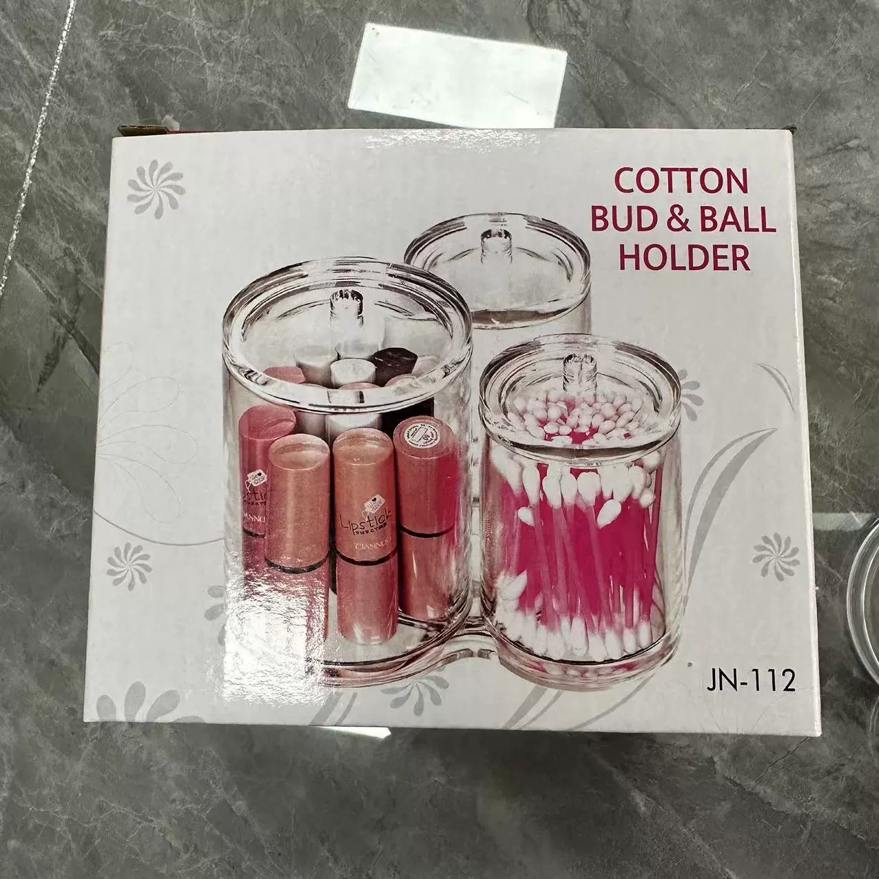 Двухслойная круглая хлопковая коробка для подписи два в одном, хлопковый ящик для хранения, костюм, трансграничный прозрачный Настольный хлопковый ящик для хранения