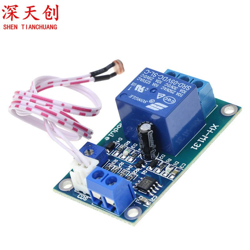 XH-M131 фоторезистор модуль яркости автоматический контроль 5V 12V свет реле переключатель света