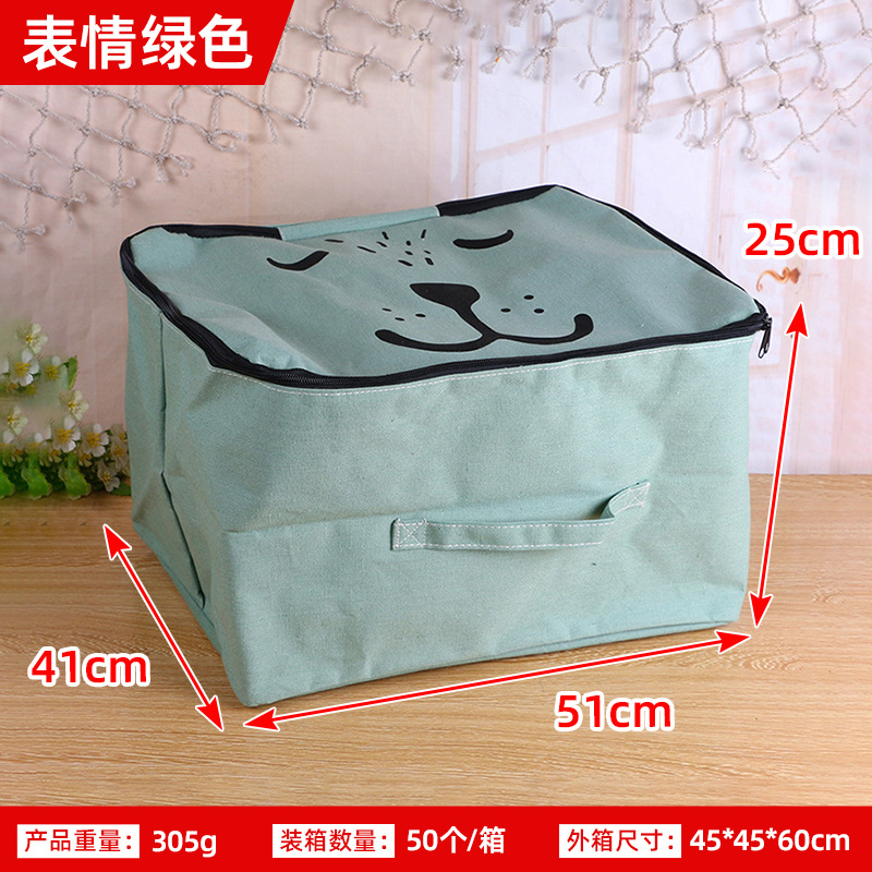 Transfronterizo Amazon algodón y lino plegable caja de almacenamiento de ropa juguetes diversos fabricantes de canasta de lavandería