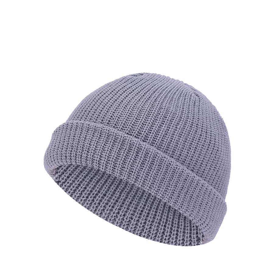 Guapi Short Cold Dome Street Knitted Hat High Elasticity_voghion.com