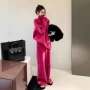 冬季漂亮绝美高领套装