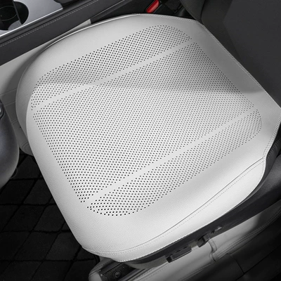 Suitable for Xiaomi Su7/Yu7 Seat Cushion Pro/Max/Ultra Summer Car Seat Cushion Summer Cooling Cushion Seat Pad (Seat cushion, seat cover) - type-b-thin-cushion-off-white-front-row-1-piece