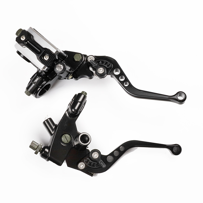 Accesorios de modificación de motocicleta 7/8 22cm palanca de manillar cilindro maestro bomba de freno hidráulico embrague freno de mano