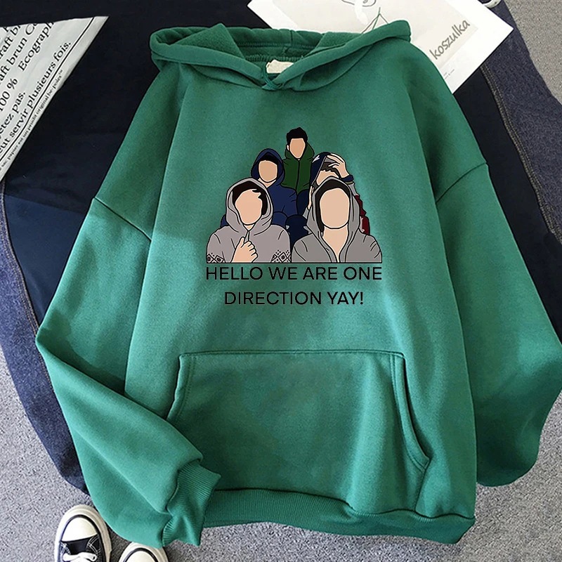 Direction One Hoodies Spring Long Sleeve Hooded Sweatshirts