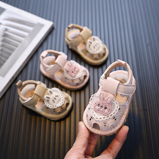 Summer Baby Shoes 0-1-2 Years Old Toddler Shoes Soft Sole Call Shoes Baby Summer Shoes Cartoon Sandals for Boys and Girls