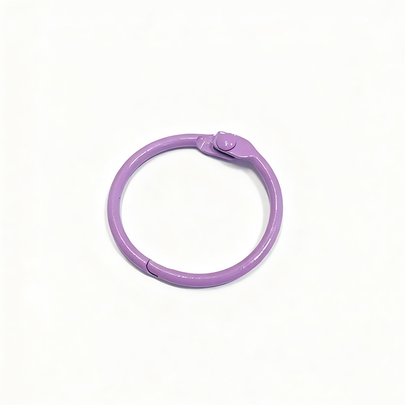 Color macarón 30mm color laqueado anillo de encuadernación anillo de encuadernación calendario de escritorio anillo de encuadernación DIY