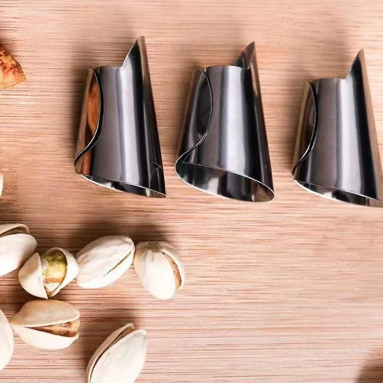 Устройство для обстрела из нержавеющей стали Eamelia Nail Protector Артобстрел Сбор овощей Бытовой Железный чехол для ногтей Пилинг Широкие бобы Гаджеты