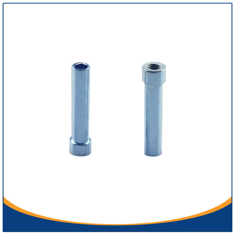 非标铆件东莞厂家现货供应 φ6.3*φ8*33.5蓝锌圆柱头内螺纹铆钉