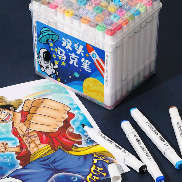 Marcador de bolígrafo para estudiantes dibujados a mano animación artística conjunto especial de herramientas de dibujo para niños clase de capacitación graffiti grueso pintura