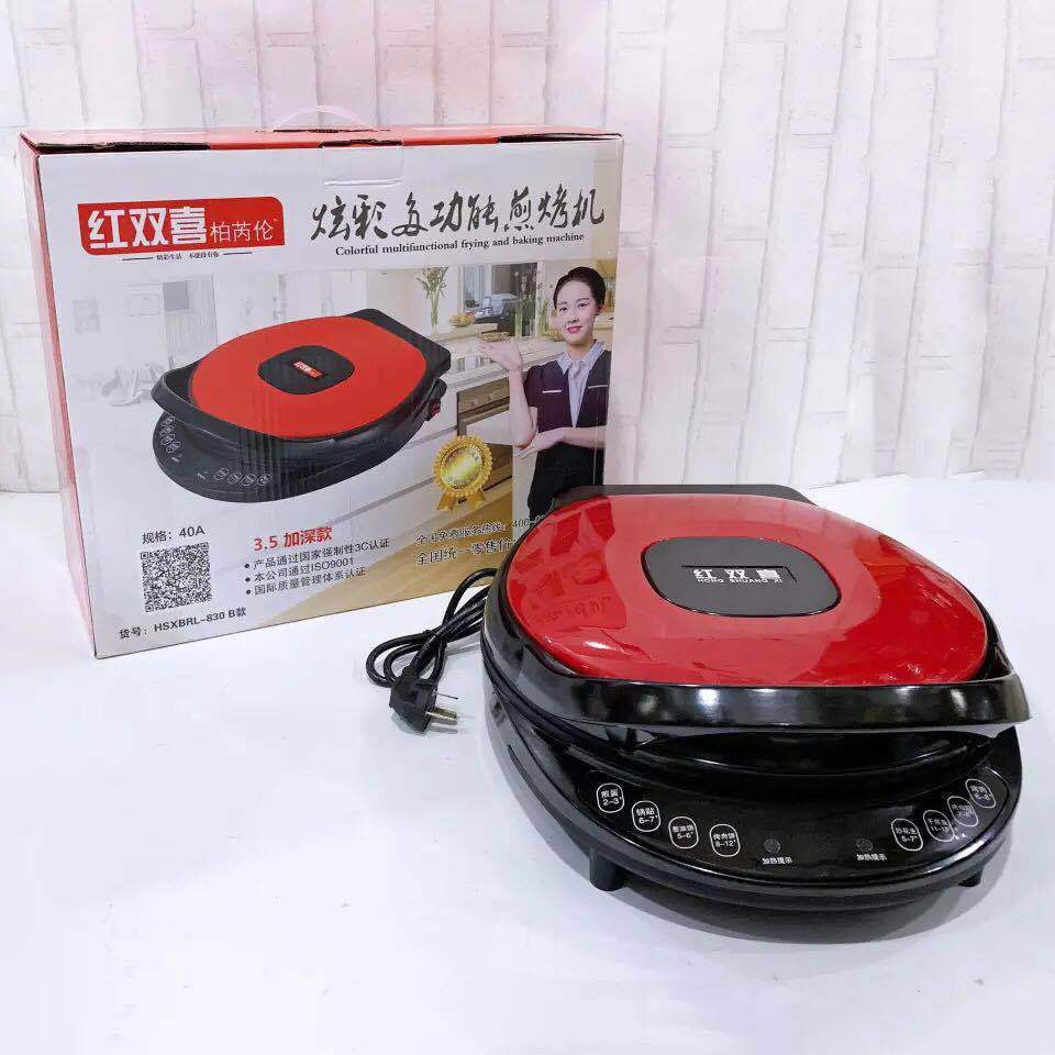 Wholesale 40cm Colorful Electric Pancake Pan for Home Use, Convenient Floating Deepened and Thickened Pancake Maker Gift Model