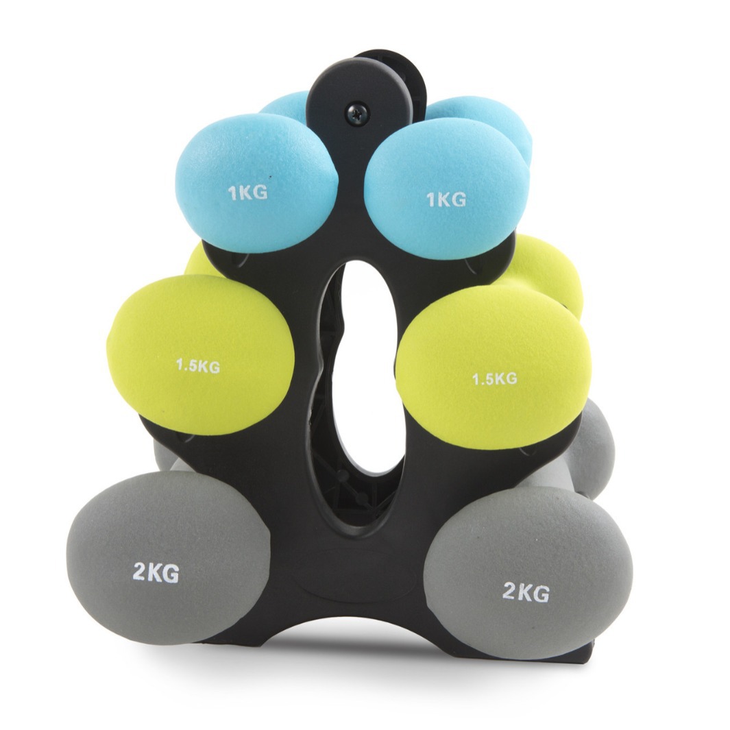 Men's and Women's Plastic-Coated Small Dumbbells and Barbells for Home Exercise, Yoga, Aerobics, Solid Pure Iron Hexagonal Arm-Slimming Weights, Non-Slip, in Stock