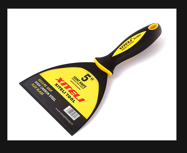 高碳钢腻子刮刀油灰刀汽车钣金喷漆刮刀墙面找平工具刮片清洁刀