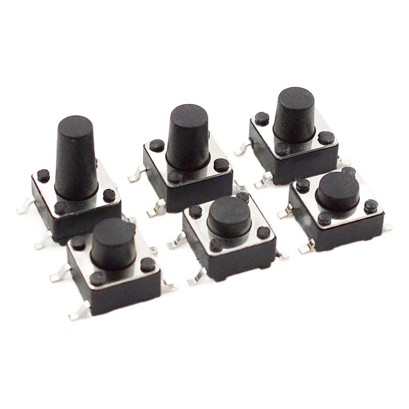 Нажмите кнопку переключателя Кнопка Микропереключателя патч 6*6*4.3mm 6x5/6/7/8/9/10 Четыре фута
