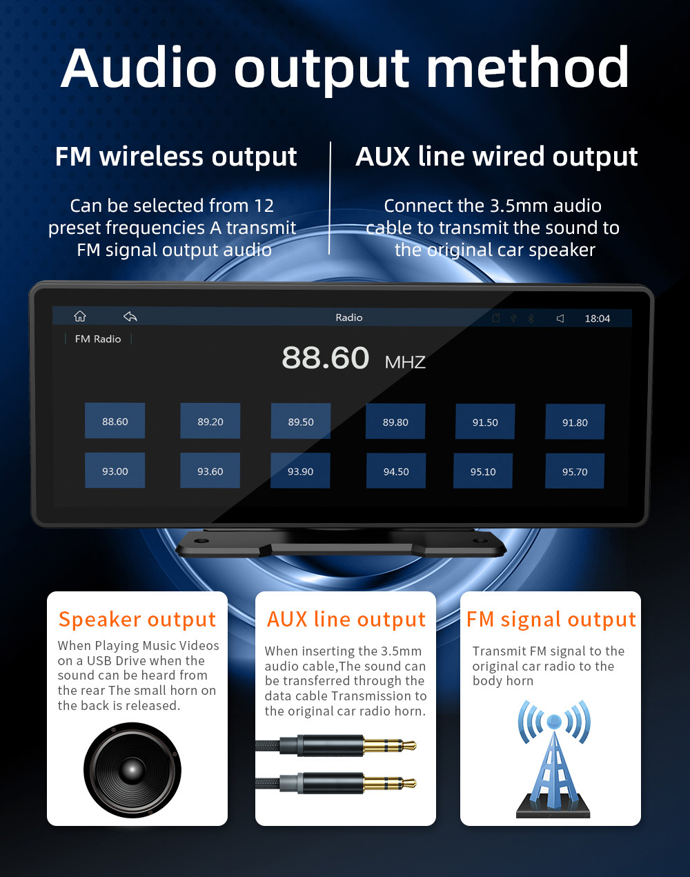 Cross-Border 10.26inch Portable In-Car Mp5 Player Multi-Functional Carplay Car Navigation Mp5