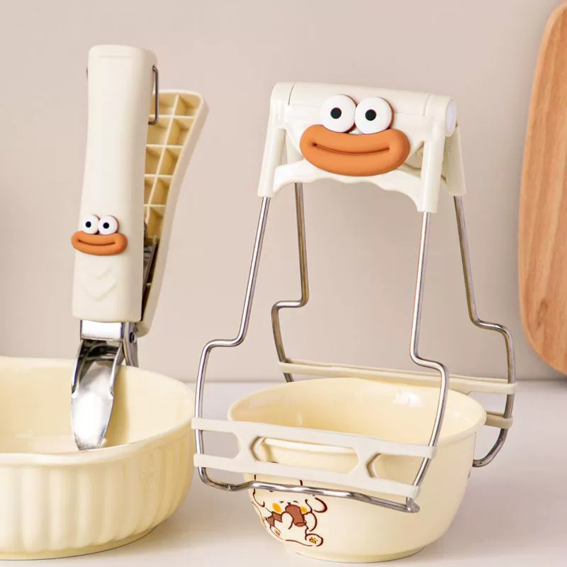 Зажим для миски с защитой от ожогов, зажим для тарелки, зажим для посуды, зажим для посуды для приготовления на пару, кухонный зажим для тарелки с защитой от ожогов, зажим для миски, силиконовый теплоизоляционный противоскользящий.