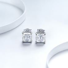 Moissaniteearrings莫桑耳钉女10K金S925纯银耳饰女士2025新款