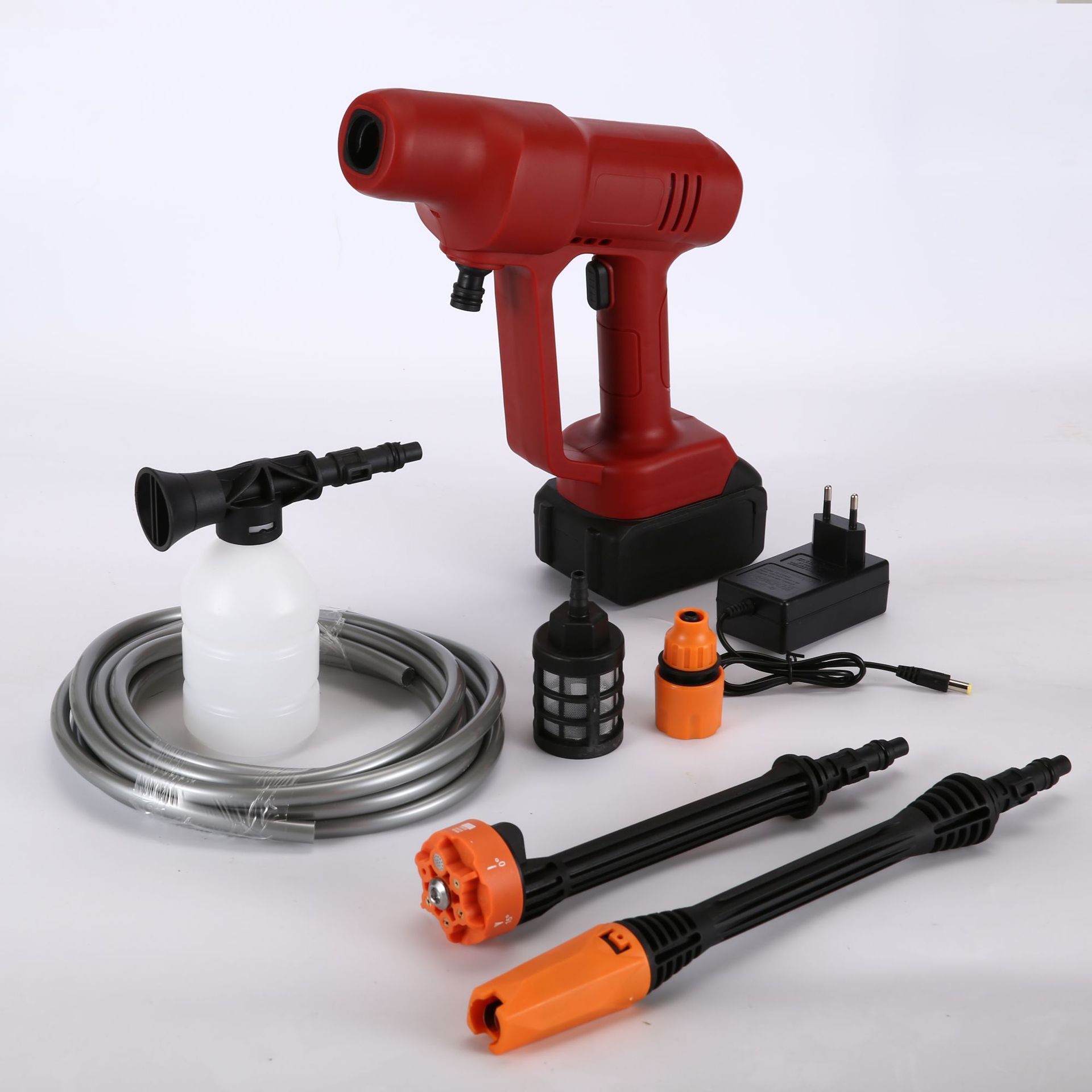 Wireless Car Wash Water Gun high pressure car household washing machine lithium battery rechargeable water grab powerful supercharged car wash artifact