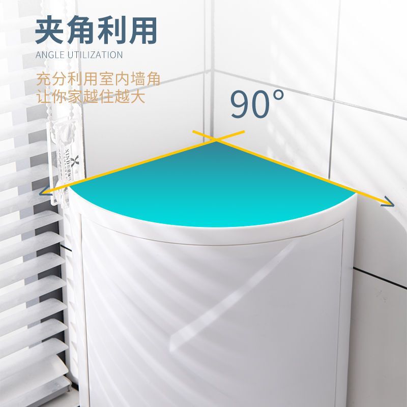 台所の台の上の物置棚の調味料の収納棚の油の瓶の調味料の箱の三脚のかまどの回転する壁のコーナーキャビネット|undefined