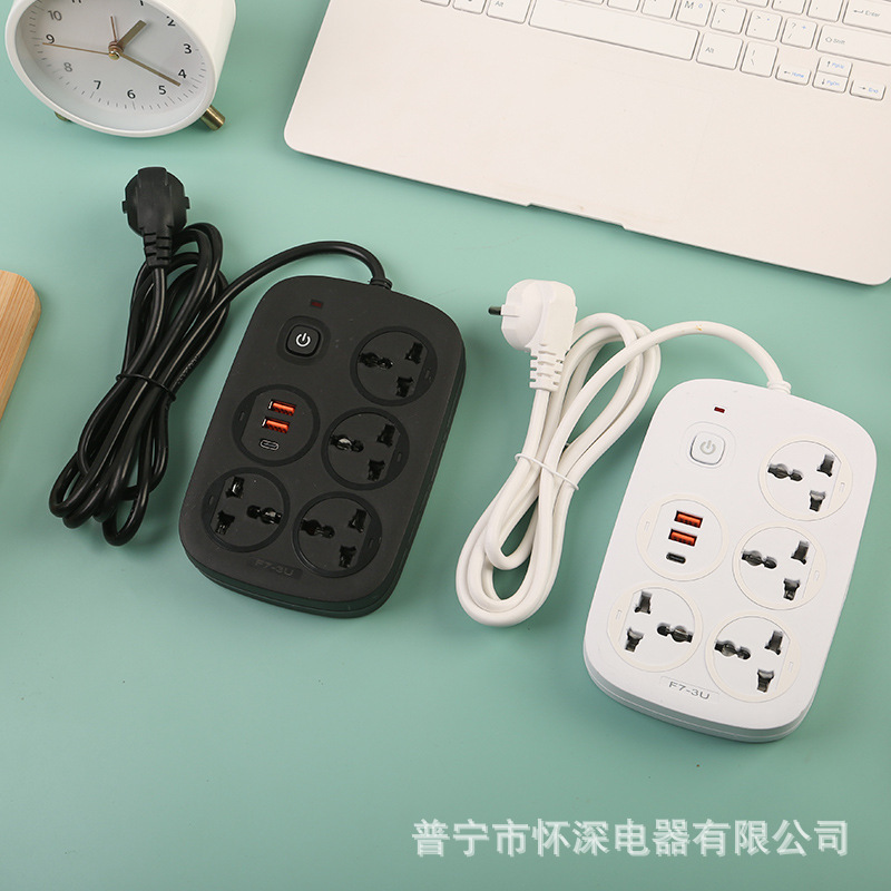 Conector USB de exportación con puerto C estándar británico estándar europeo estándar americano caja neutral caja blanca y negra opcional escritorio de oficina doméstica