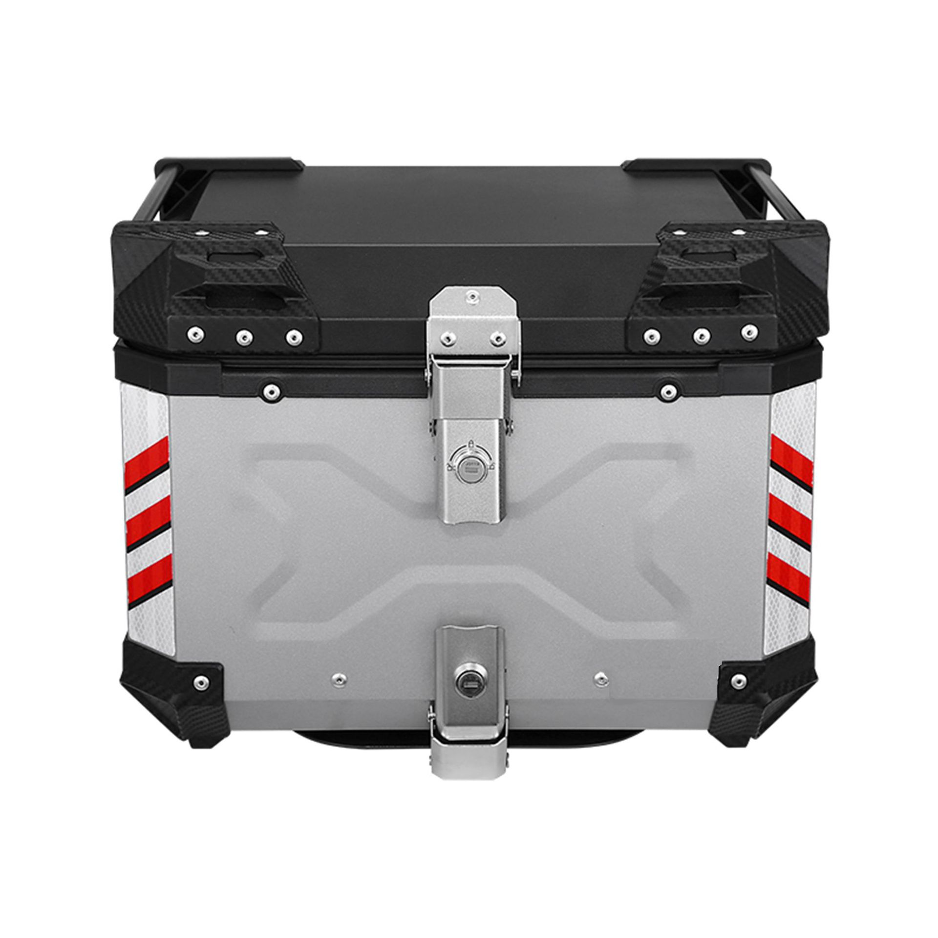 Baja trasera de aleación de aluminio de motocicleta, baja trasera de automóvil eléctrico de gran capacidad, pedal de baja trasera para llevar, caja de automóvil de batería