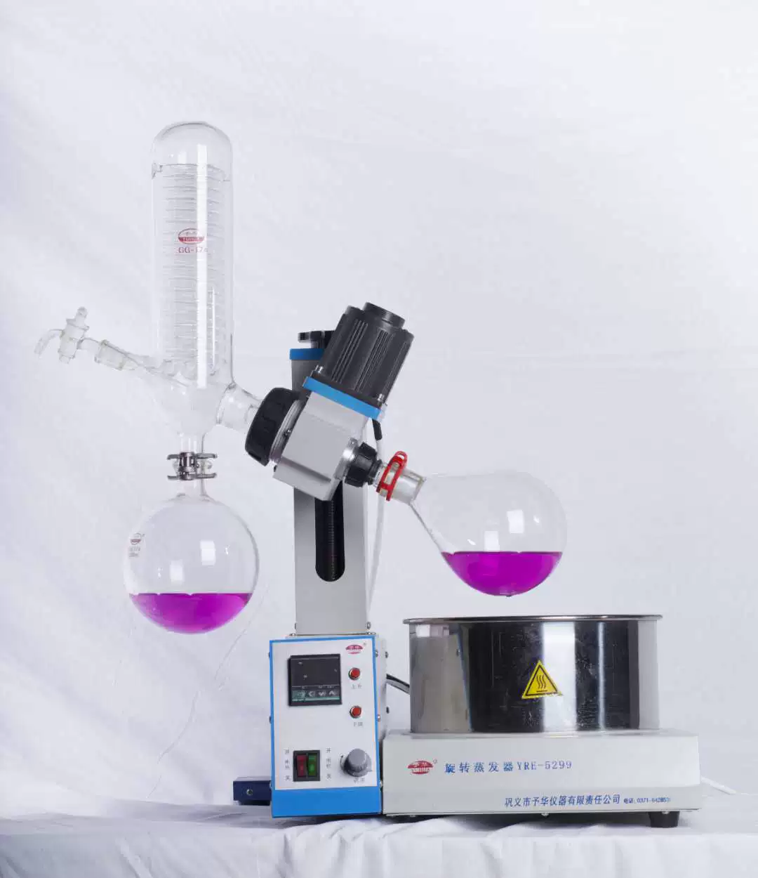 YRE-201 Концентрация роторный испаритель, кристаллизация, сушка, разделение и восстановление растворителя роторный испаритель