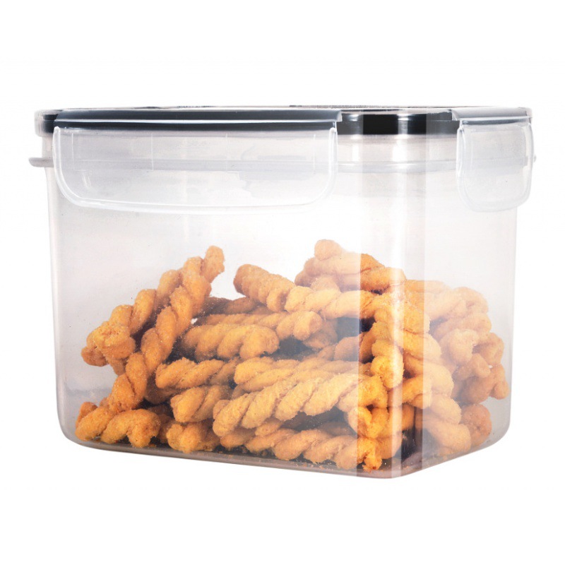 Caja de almacenamiento transfronteriza de plástico transparente gran capacidad de granos, contenedor de frutas y verduras, tanque de almacenamiento de granos