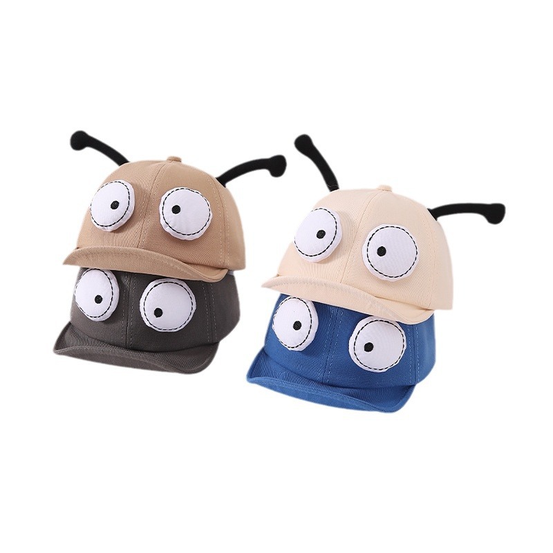 Sombreros para bebés primavera y otoño lindos bebés extraños tentáculos sombreros de béisbol sombreros de sol para niños y niñas sombreros de lengua de goma suave