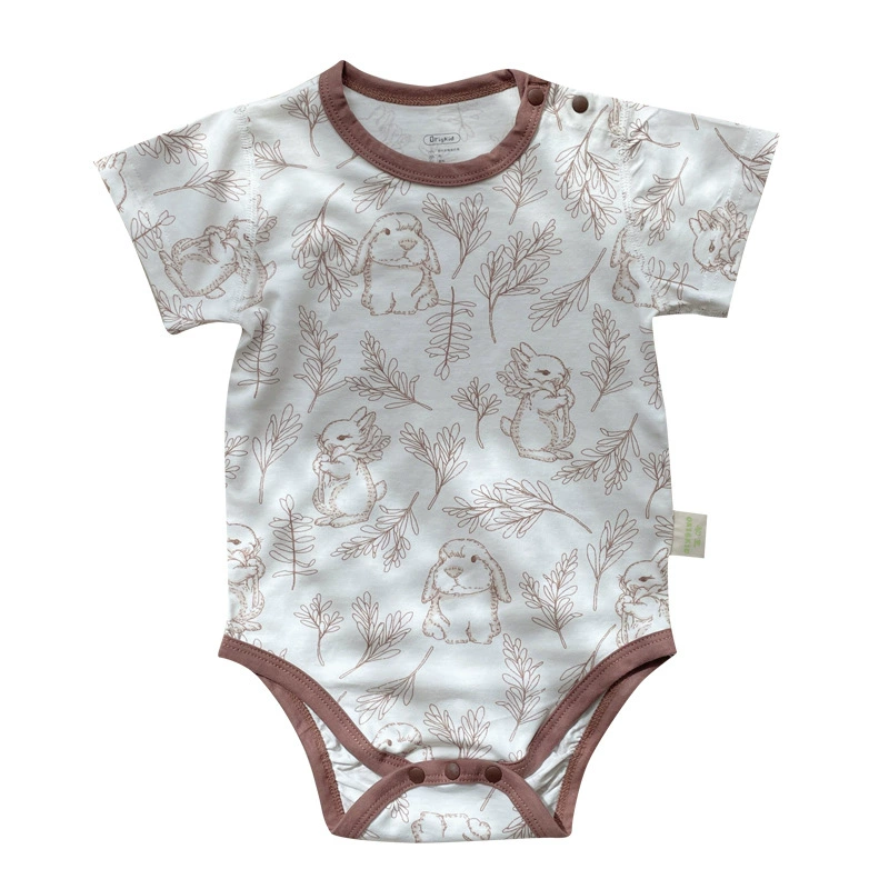 Children's summer bodysuit for early age for new born, with short sleeve