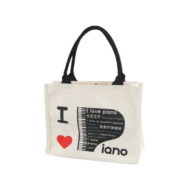 Bolso de tote de lona portátil tridimensional, logotipo impreso personalizado, publicidad, compras de gran capacidad, bolsa de regalo de lona cultural y creativa