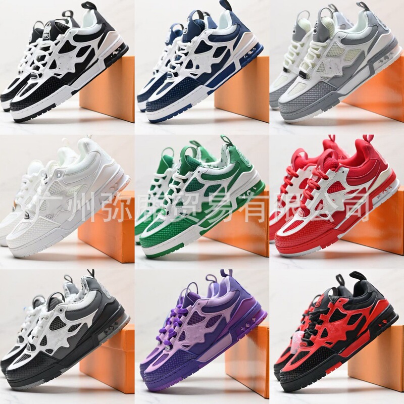 Foreign trade trainer donkey board shoes sneaker white cement white shoes breathable casual couple men and women letters Foreign trade trainer donkey board shoes sneaker white cement white shoes breathable casual couple men and women letters