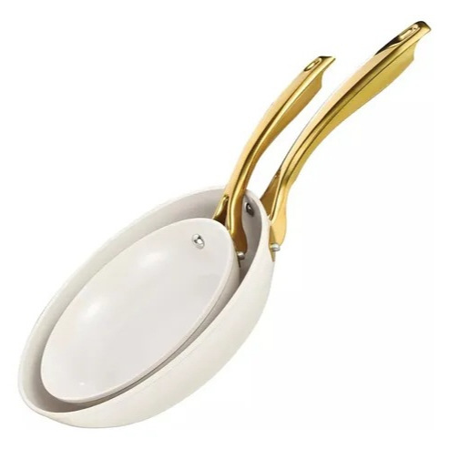 Venta directa de fábrica mango de galvanoplastia olla de cerámica para el hogar olla antiadherente olla de aluminio olla de leche sartén sartén olla de sopa comercio exterior regalo al por mayor