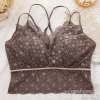 Lace bra, set, straps, french style, beautiful back, lifting effect, worn on the shoulder, backless