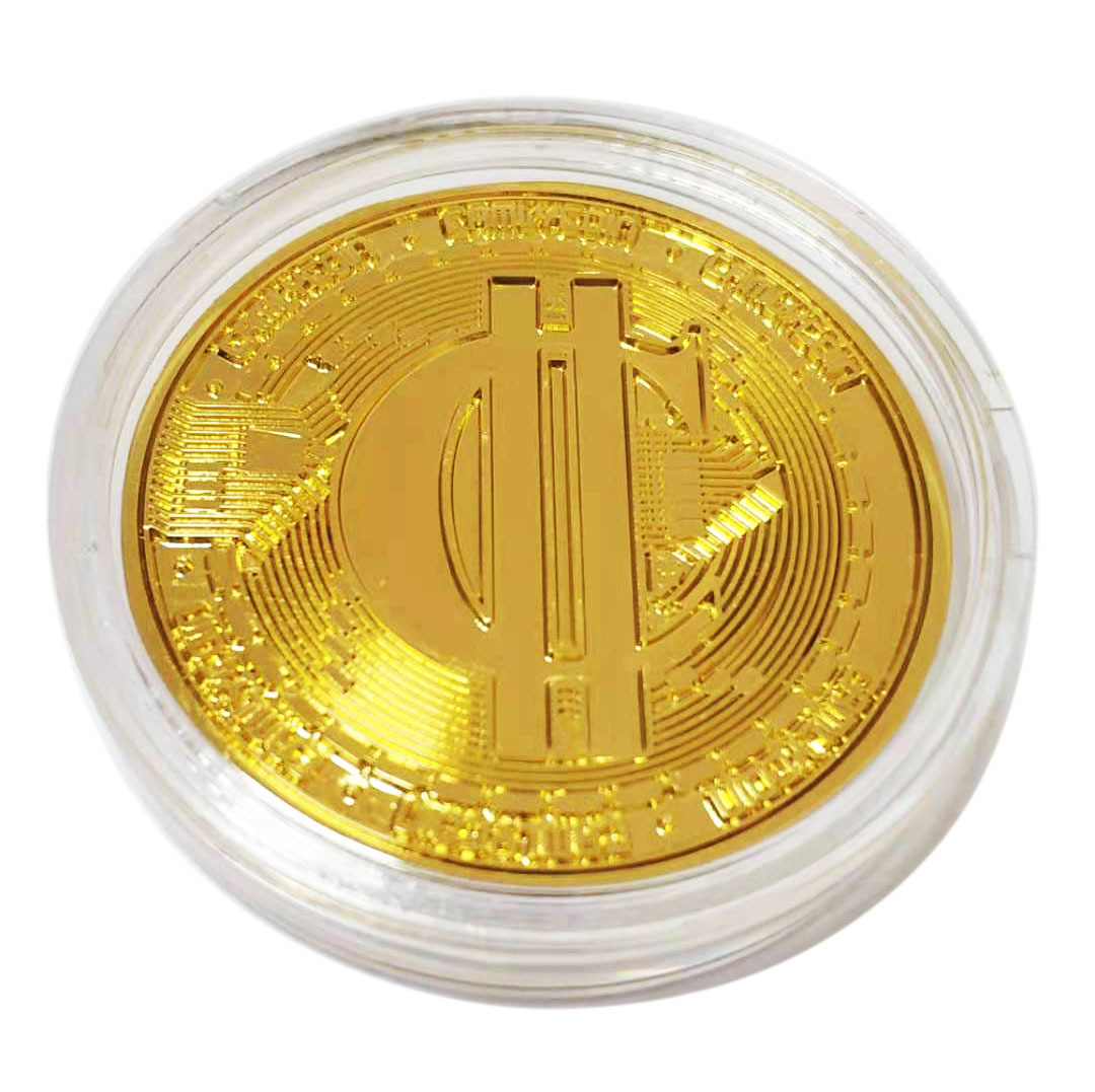 Bitcoin medal collection coin game currency competition medal prize…
